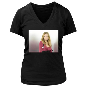 Sarah Chalke Women's Deep V-Neck TShirt