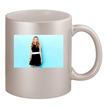 Sarah Chalke 11oz Metallic Silver Mug