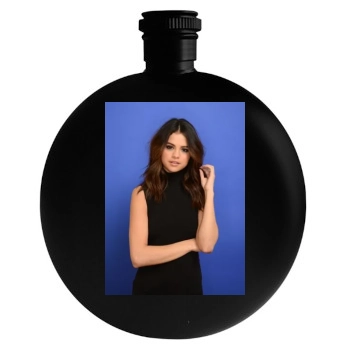 Selena Gomez Round Flask