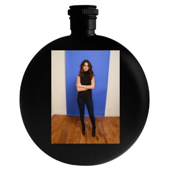 Selena Gomez Round Flask