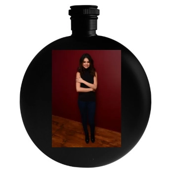 Selena Gomez Round Flask