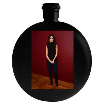 Selena Gomez Round Flask