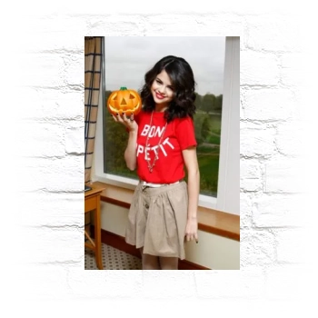 Selena Gomez Metal Wall Art