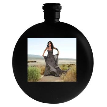 Selena Gomez Round Flask