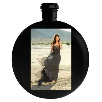 Selena Gomez Round Flask