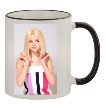 Selena Gomez 11oz Colored Rim & Handle Mug