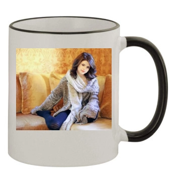 Selena Gomez 11oz Colored Rim & Handle Mug