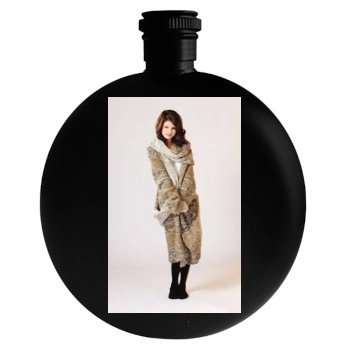 Selena Gomez Round Flask