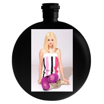 Selena Gomez Round Flask