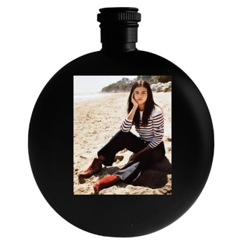 Selena Gomez Round Flask