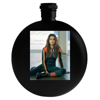 Selena Gomez Round Flask