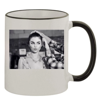 Selena Gomez 11oz Colored Rim & Handle Mug