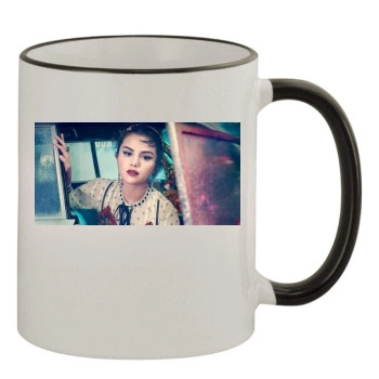 Selena Gomez 11oz Colored Rim & Handle Mug