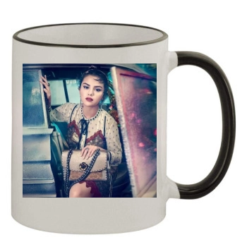 Selena Gomez 11oz Colored Rim & Handle Mug