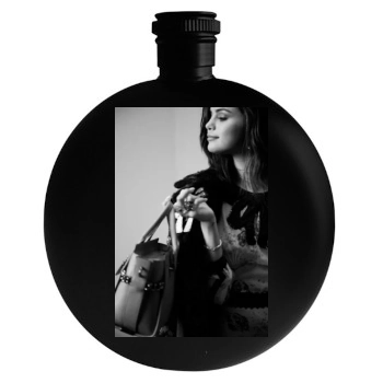 Selena Gomez Round Flask