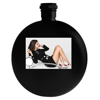 Selena Gomez Round Flask