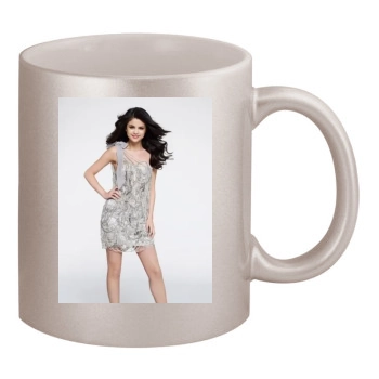 Selena Gomez 11oz Metallic Silver Mug