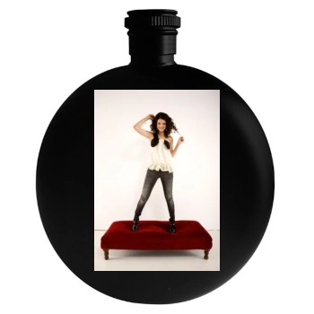 Selena Gomez Round Flask