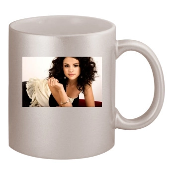 Selena Gomez 11oz Metallic Silver Mug