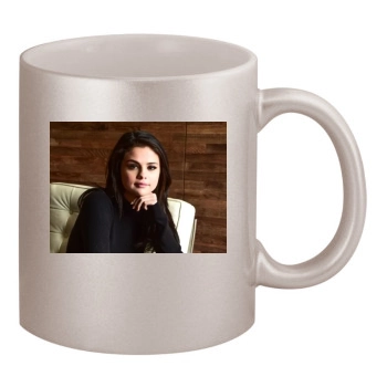 Selena Gomez 11oz Metallic Silver Mug