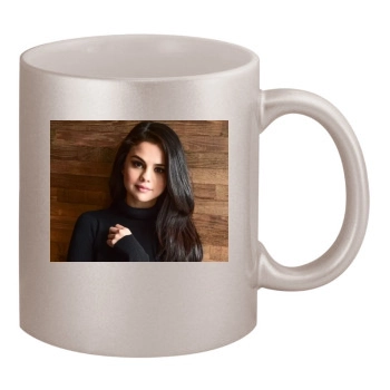 Selena Gomez 11oz Metallic Silver Mug