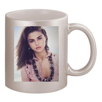 Selena Gomez 11oz Metallic Silver Mug