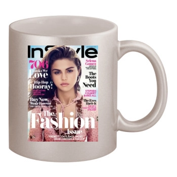 Selena Gomez 11oz Metallic Silver Mug