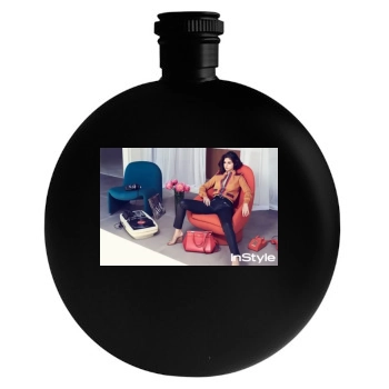 Selena Gomez Round Flask