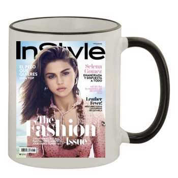 Selena Gomez 11oz Colored Rim & Handle Mug