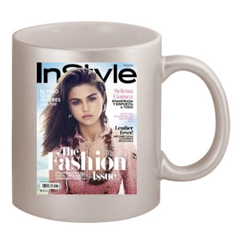 Selena Gomez 11oz Metallic Silver Mug