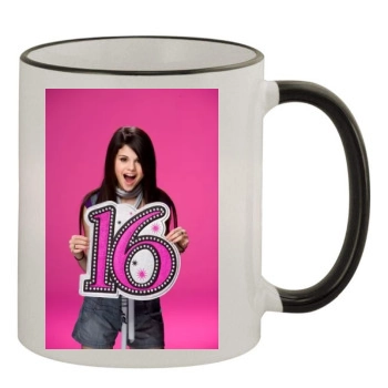 Selena Gomez 11oz Colored Rim & Handle Mug