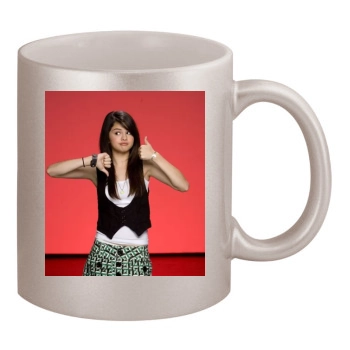 Selena Gomez 11oz Metallic Silver Mug