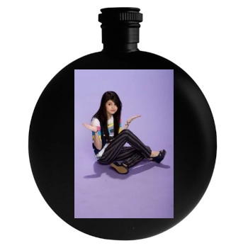 Selena Gomez Round Flask