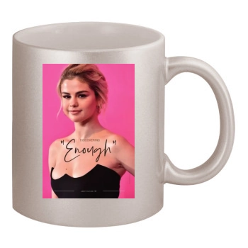 Selena Gomez 11oz Metallic Silver Mug