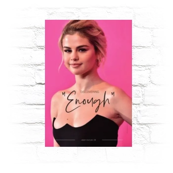 Selena Gomez Metal Wall Art