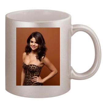 Selena Gomez 11oz Metallic Silver Mug