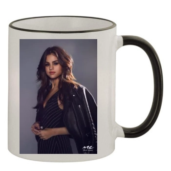 Selena Gomez 11oz Colored Rim & Handle Mug