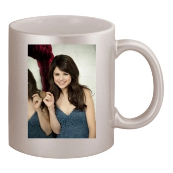 Selena Gomez 11oz Metallic Silver Mug