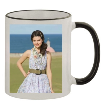 Selena Gomez 11oz Colored Rim & Handle Mug