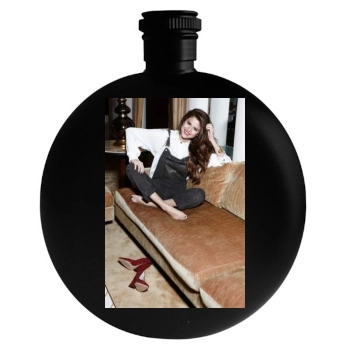 Selena Gomez Round Flask