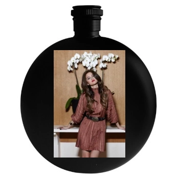 Selena Gomez Round Flask