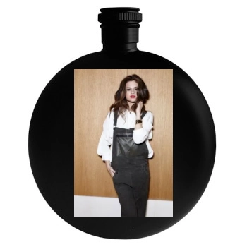 Selena Gomez Round Flask