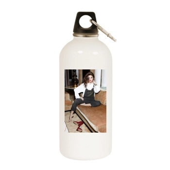 Selena Gomez White Water Bottle With Carabiner