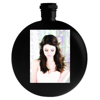 Selena Gomez Round Flask