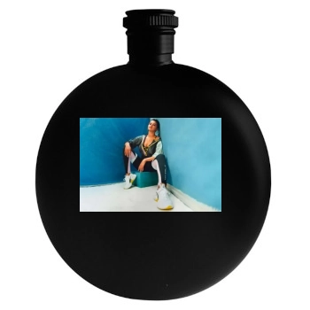 Selena Gomez Round Flask