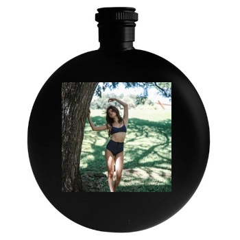 Selena Gomez Round Flask