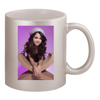 Selena Gomez 11oz Metallic Silver Mug