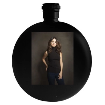 Selena Gomez Round Flask