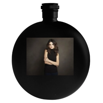 Selena Gomez Round Flask