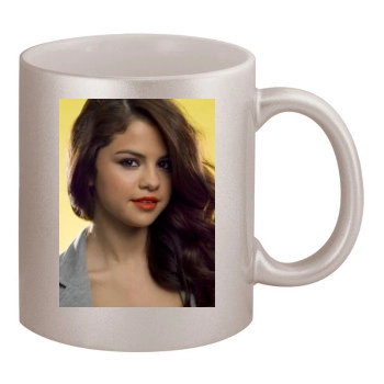 Selena Gomez 11oz Metallic Silver Mug